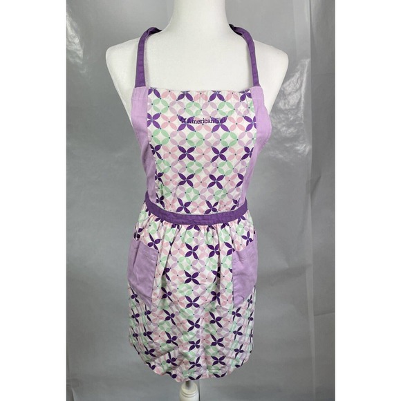 American Girl Star Baker Apron for Big Girls Adult Purple Pink One Size - Picture 2 of 8